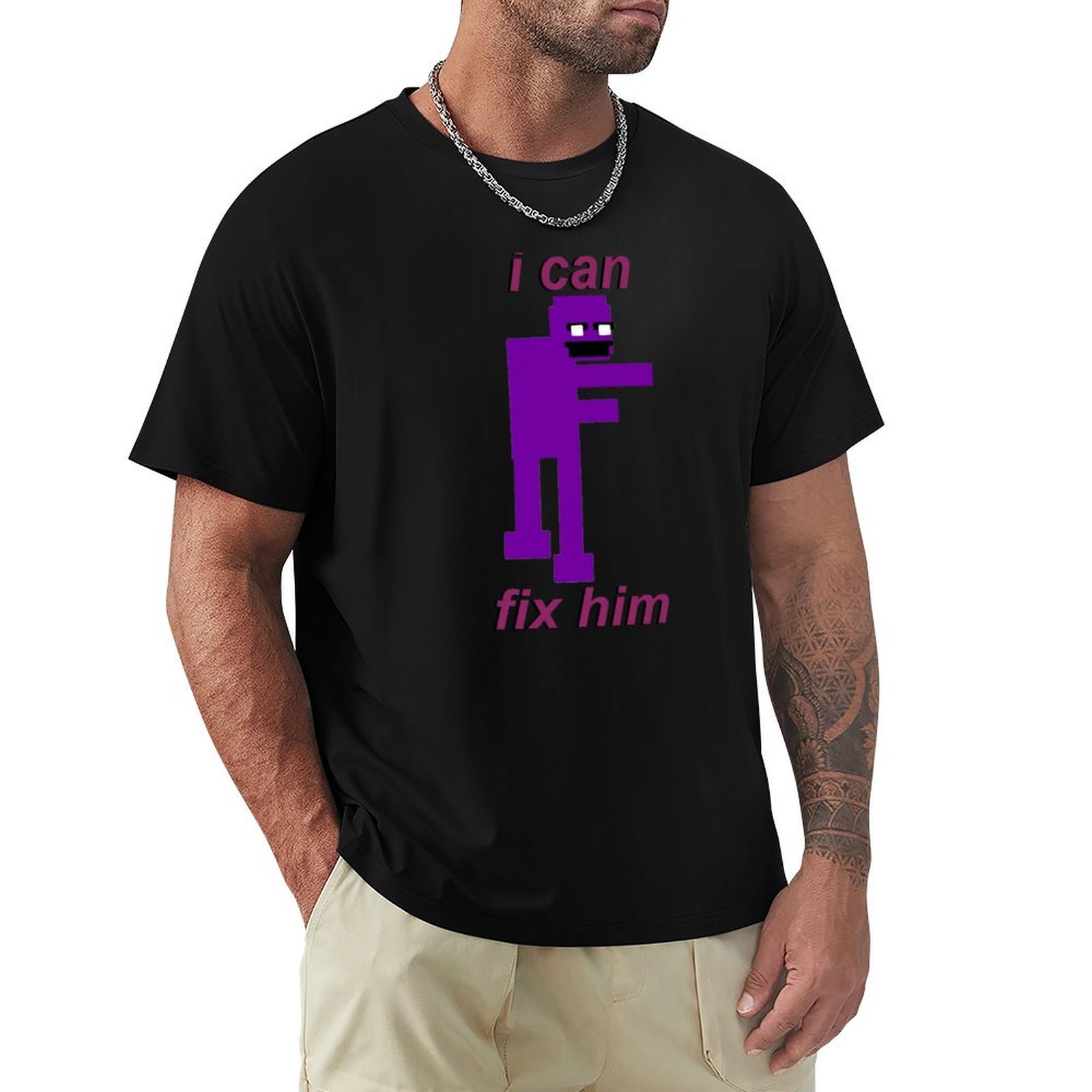 Street Fashion For Short Guys - Purple Guy I can fix him