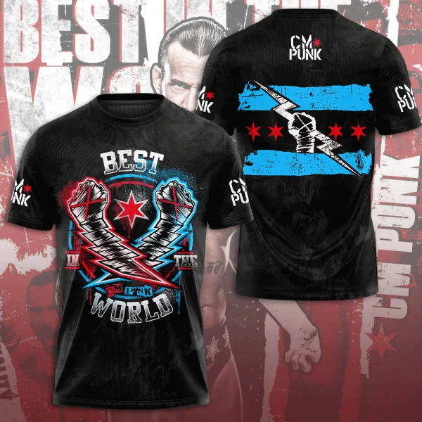 Street Fashion For Short Guys - CM Punk 3D All Over Print