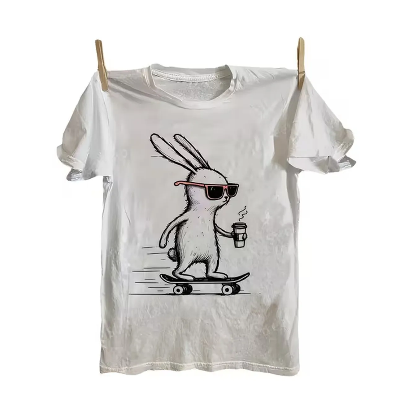 Street Fashion Anime - Mens T Shirt White Pure Cotton