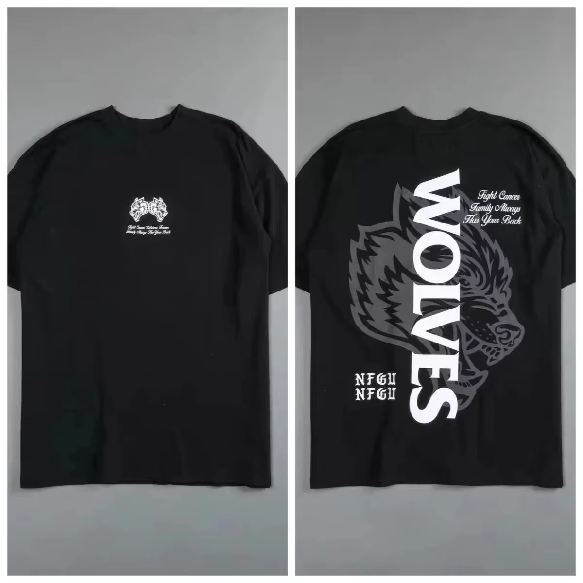 Retro Black Wolf Head High End - Street Fashion High End 评论和价格