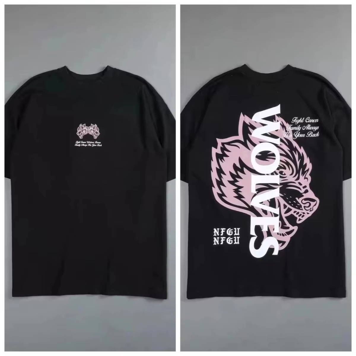 Retro Black Wolf Head High End - Street Fashion High End 评论和价格