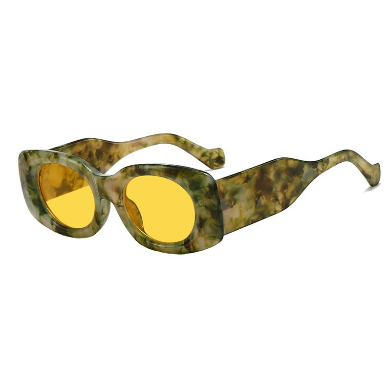 Leopard Color Sunglasses Women - Street Fashion High End 评论和价格
