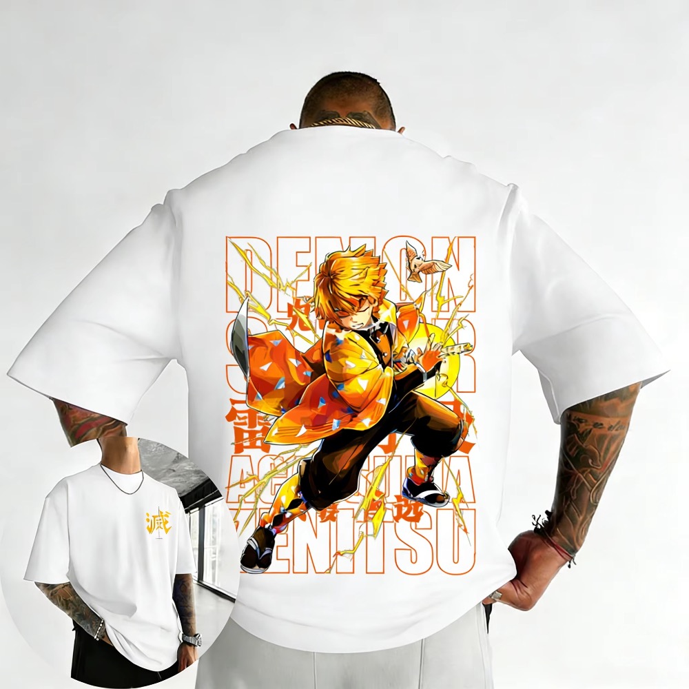 Plus Size Demon Slayer Summer  - Street Fashion Anime 评论和价格