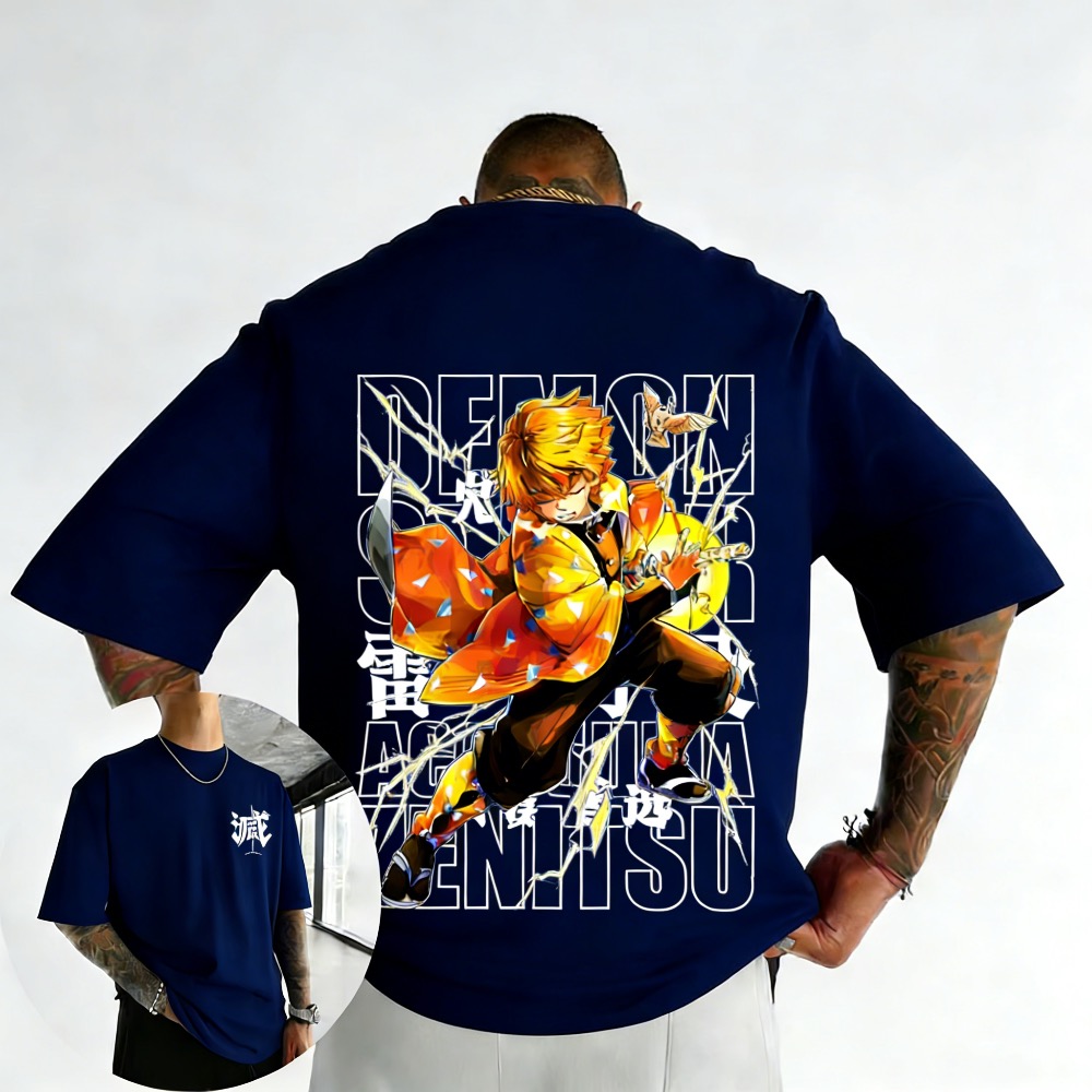 Plus Size Demon Slayer Summer  - Street Fashion Anime 评论和价格