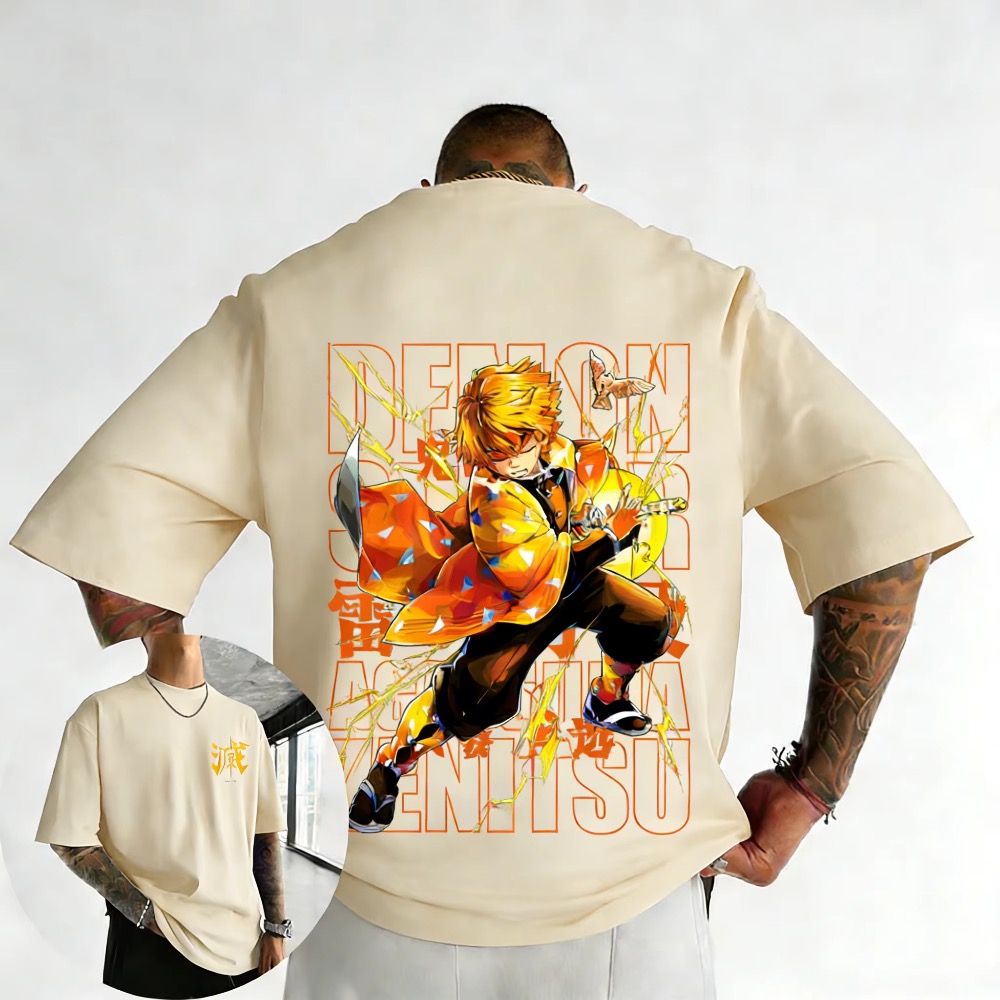Plus Size Demon Slayer Summer  - Street Fashion Anime 评论和价格