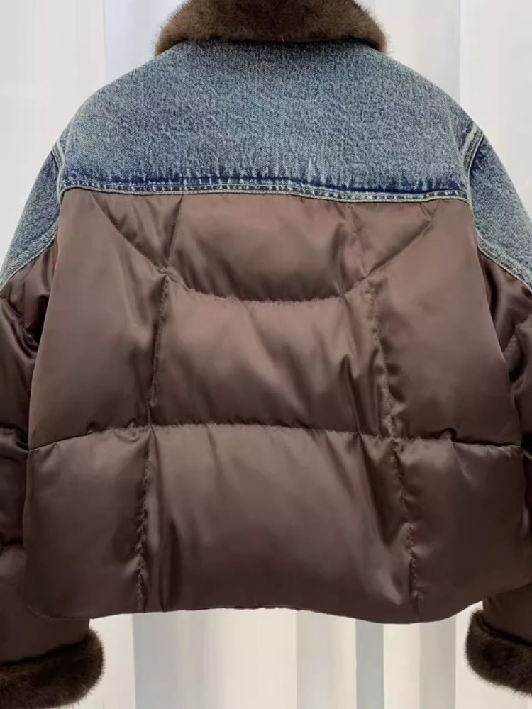 Short Goose Down Padding Jacke - Street Fashion Store 评论和价格