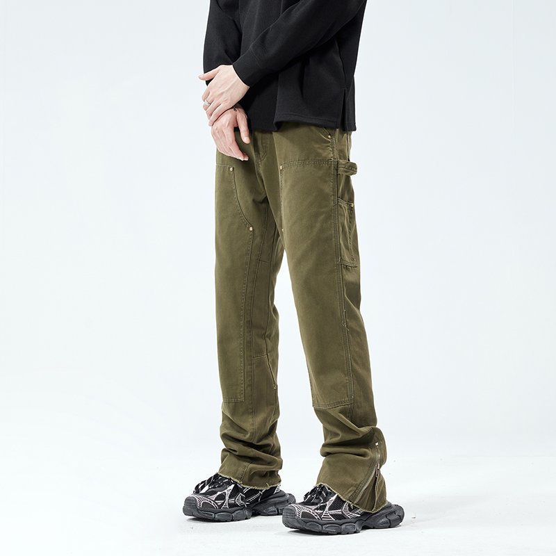 High Street Zipper Cargo Pants - Street Fashion Vibes 评论和价格