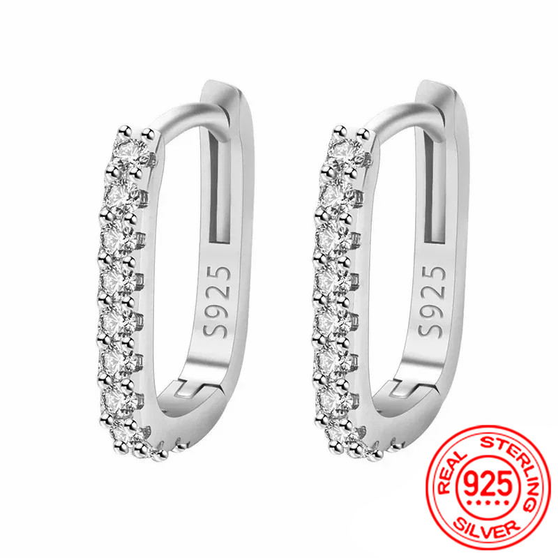 High-quality 925 Sterling Silv - Street Fashion Earrings 评论和价格