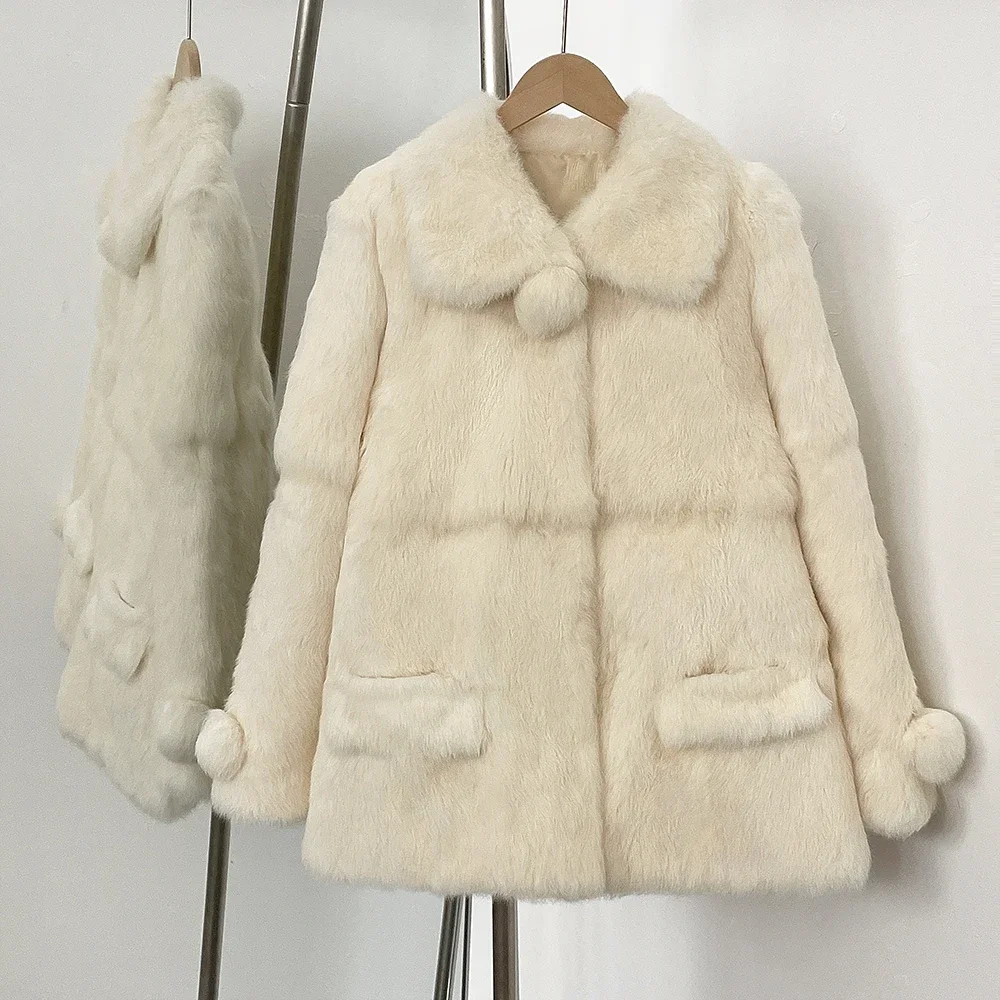 2025 Real Fur Jacket Women Out - Street Fashion Store 评论和价格