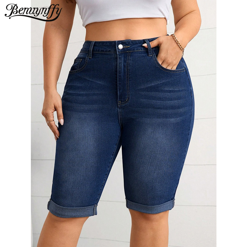 Benuynffy Plus Size Vintage Mi - Street Fashion Jeans Women 评论和价格