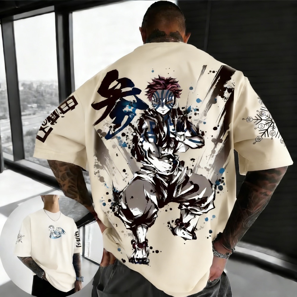 Summer Plus Size Demon Slayer  - Street Fashion Anime 评论和价格