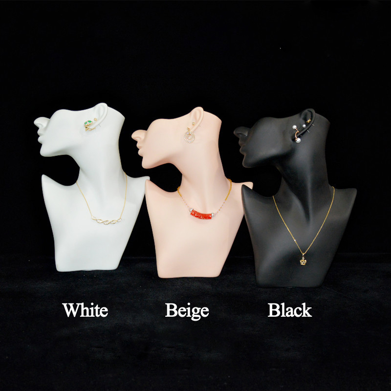 White Half Face Mannequin Head - Street Fashion Earrings 评论和价格