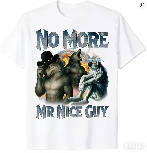 No More Mr Nice Guy Funny Alph - Street Fashion For Short Guys 评论和价格