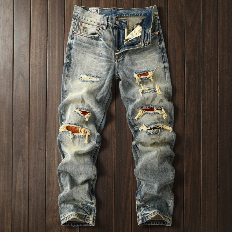 2026 New Heavyweight Ripped Je - Street Fashion High End 评论和价格
