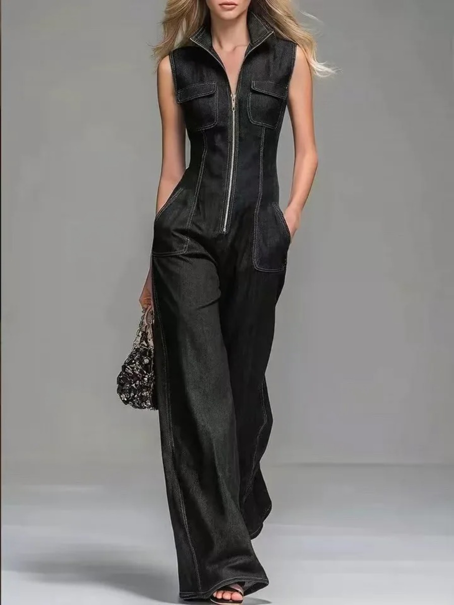 New Women's Sleeveless Denim J - Street Fashion Jeans Women 评论和价格