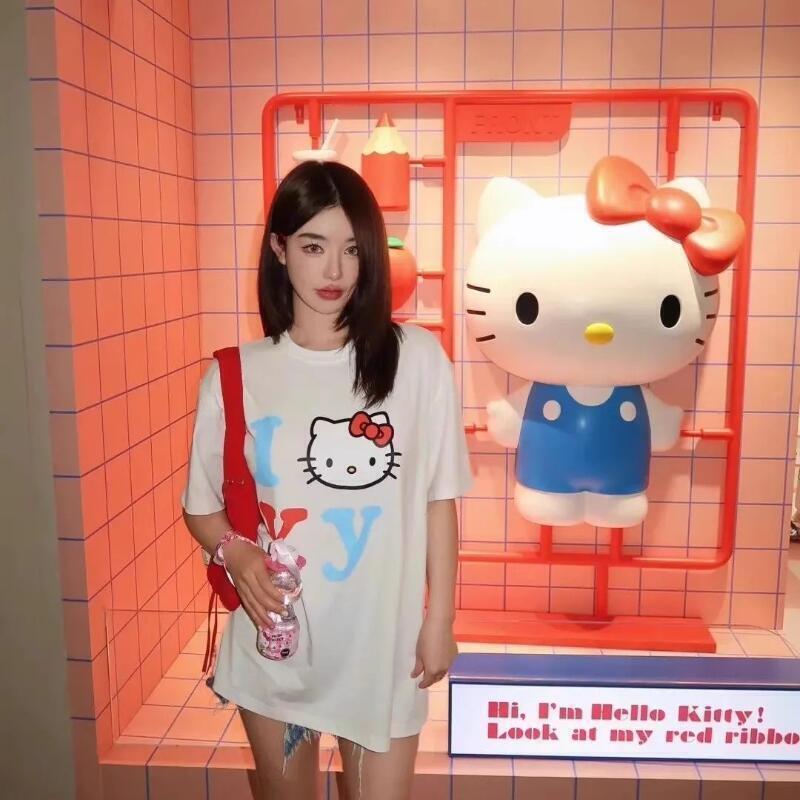 Short-Sleeved Sanrio Summer Pu - Street Fashion Us 评论和价格