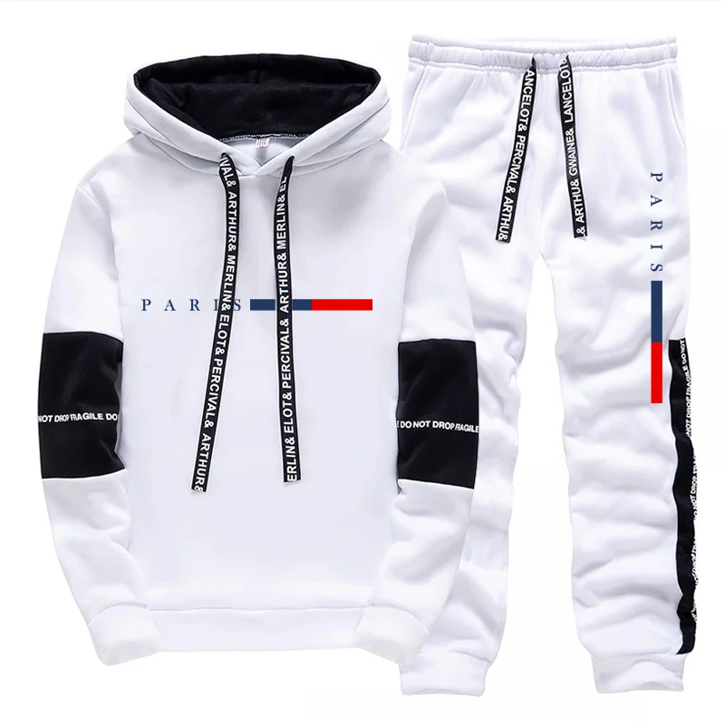 Men's Set/Hoodie/Pants Paris F - Street Fashion Us 评论和价格