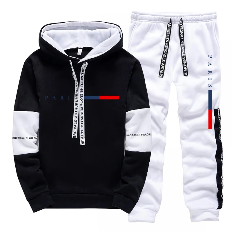Men's Set/Hoodie/Pants Paris F - Street Fashion Us 评论和价格