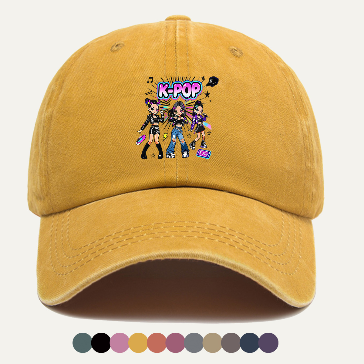 1pc K-POP Trendy Group Printed - Street Fashion Co 评论和价格