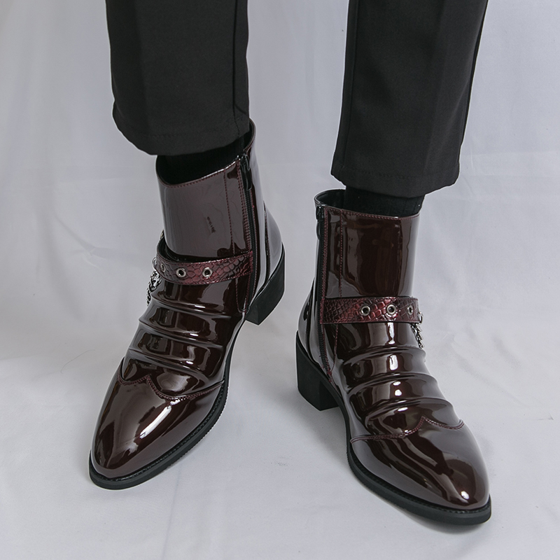 Fashion Side Zipper High Top M - Street Fashion High End 评论和价格