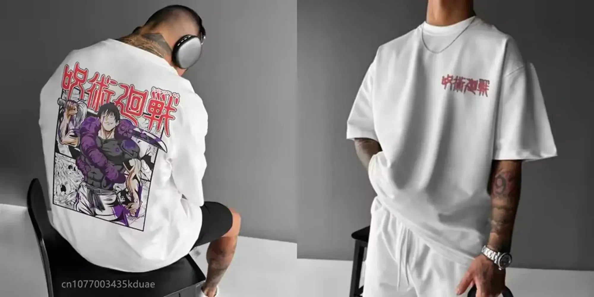Jujutsu Kaisen T-Shirt Anime G - Street Fashion Anime 评论和价格