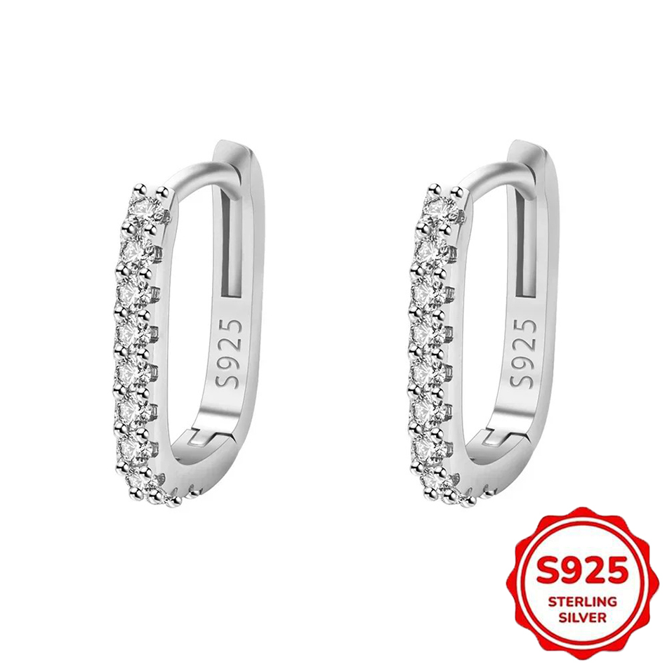 High-quality 925 Sterling Silv - Street Fashion Earrings 评论和价格