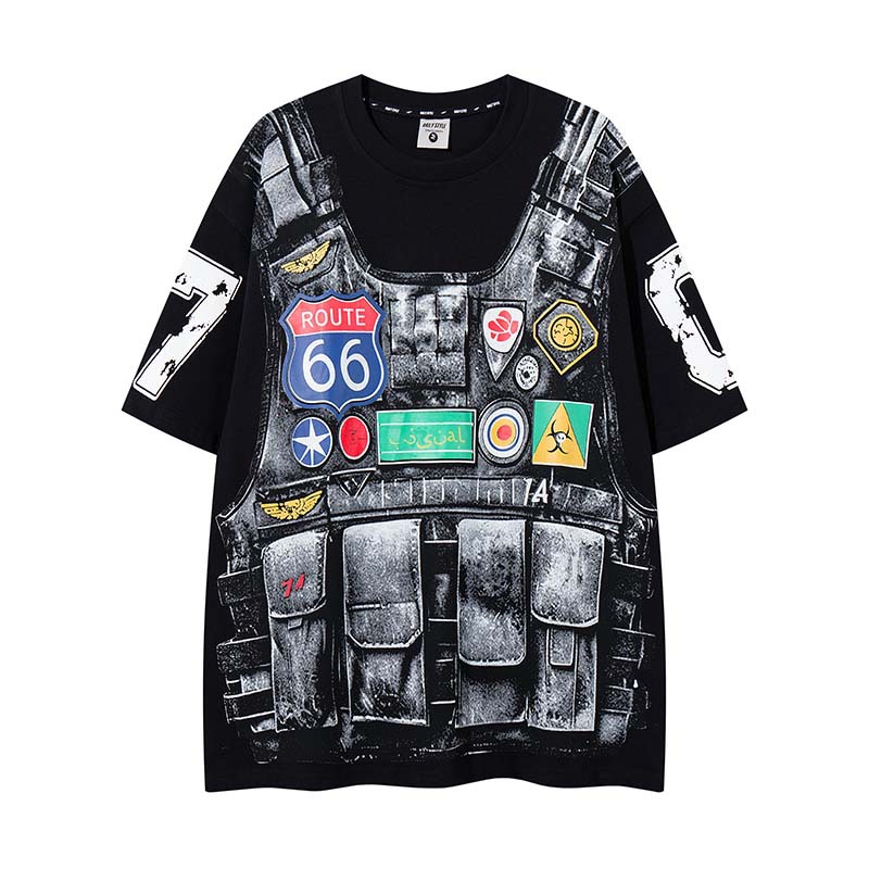 Men's Fashion 3D Printed T Shi - Street Fashion Vibes 评论和价格